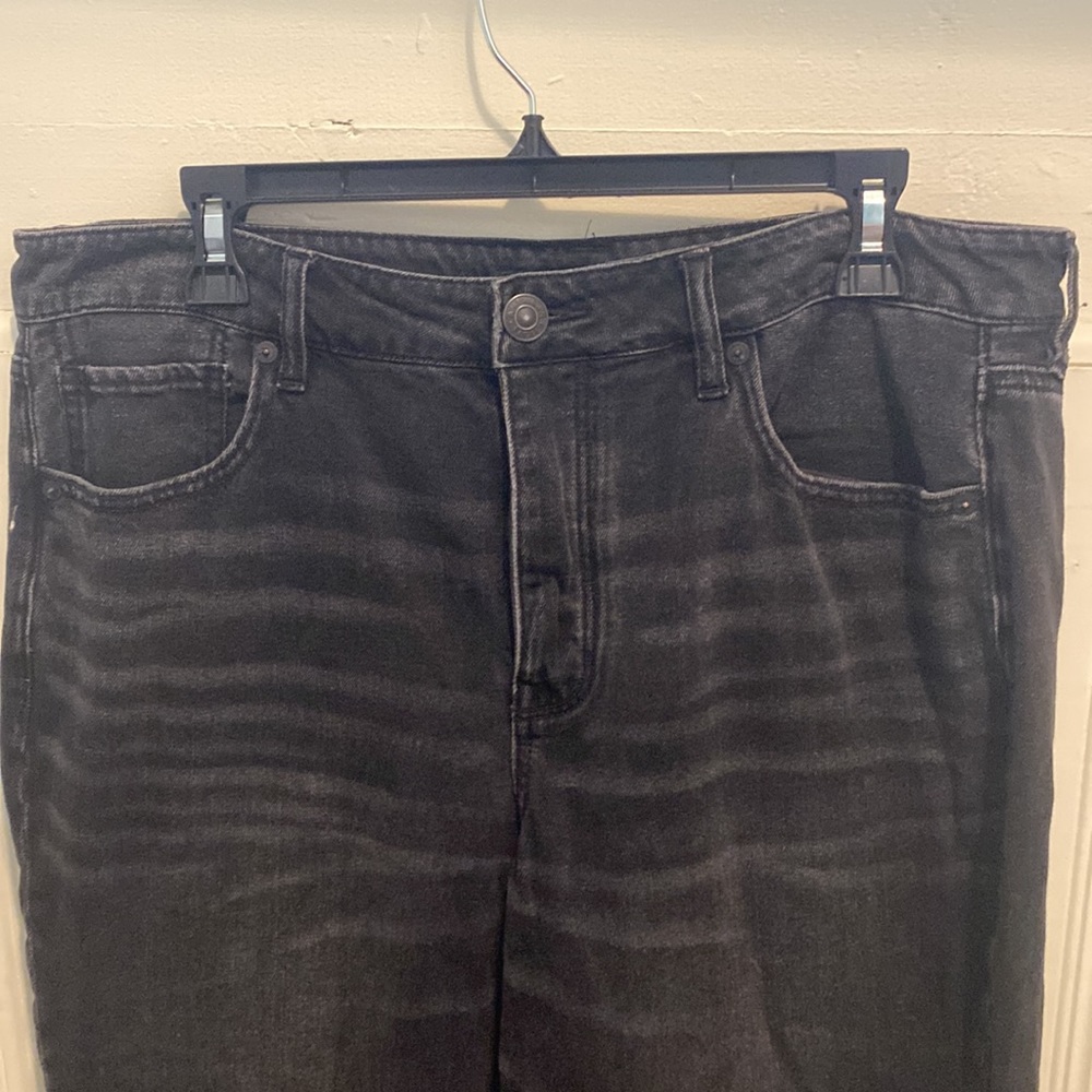 American Eagle Boyfriend jeans (black) size 14
